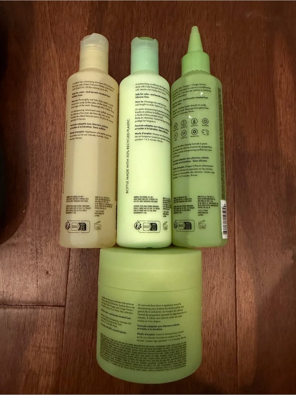 Fekkai shampoo/conditioner/ scalp rinse/ scalp mask.